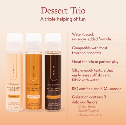 Dessert Trio Lubricant Gift Set