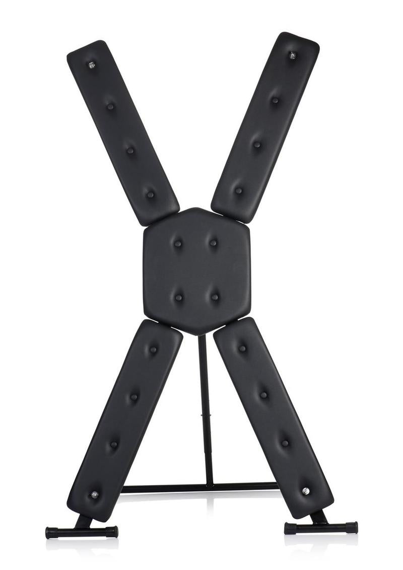 Master Series St. Andrew's Cross Deluxe - Black