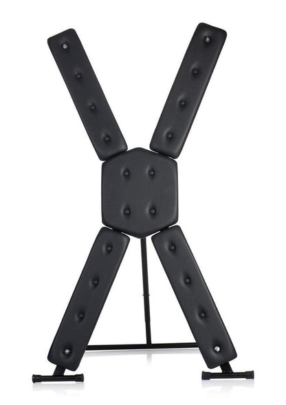 Master Series St. Andrew's Cross Deluxe - Black
