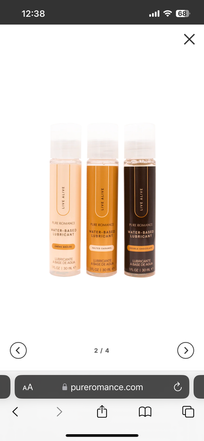 Dessert Trio Lubricant Gift Set